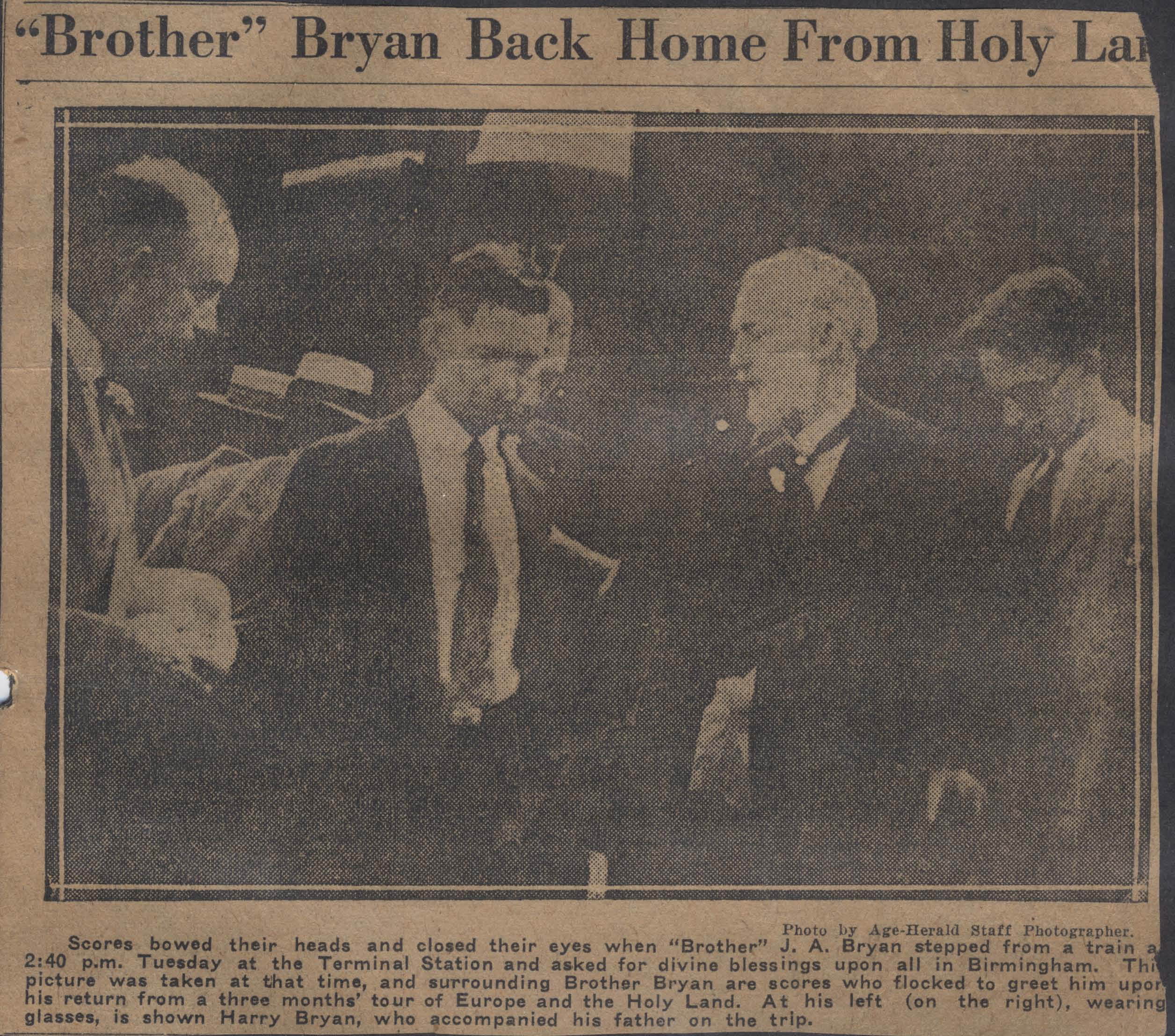 Brother Bryan Back Home From Holy Land